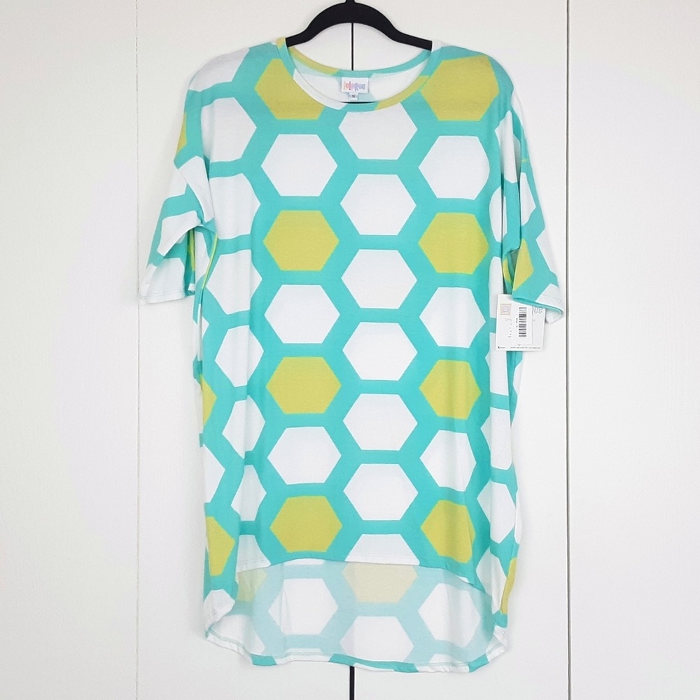LuLaRoe Hexagon Loose Blouse Sz Small